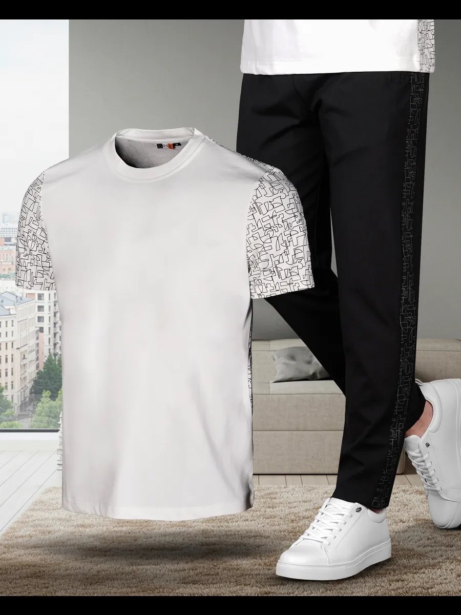 Повседневный костюм Brosclothing белый