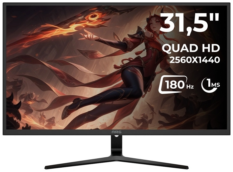 Монитор 31.5" ARG M32PQ180 черный