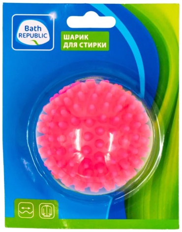 Шар для стирки 9560 розовый 1 шт