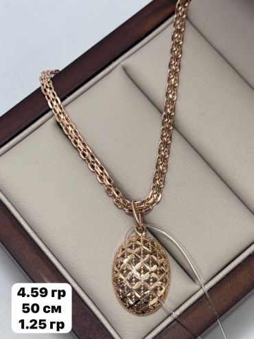 DARI GOLD 38832 длина 50 см, вес 5.84 г золото, плетение якорное