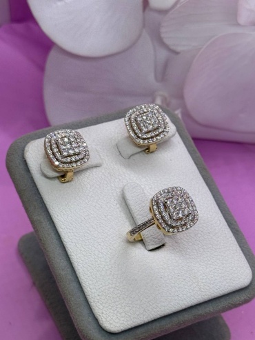 SAR JEWELRY Enisul-0052_8326_18 вес 12.9 г золото, бриллиант