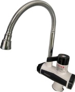 Смеситель с гибким изливом Vekko LZ012XW, латунь, цвет белый