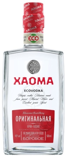 Водка ХАОМА классическая мягкий 40% 0.5 л