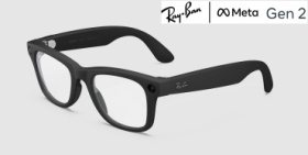 Смарт-очки Ray-Ban META WAYFARER (Gen 2) Clear RW4012 601SSB 50-22 черный