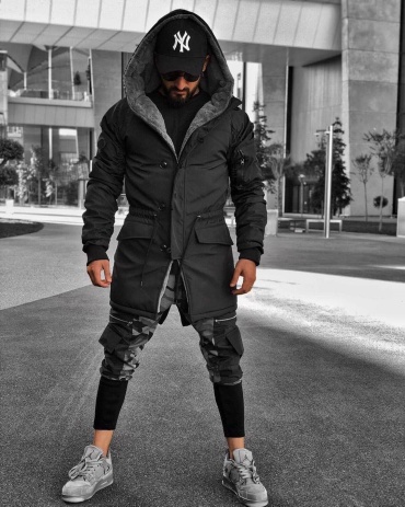 Парка Black черный