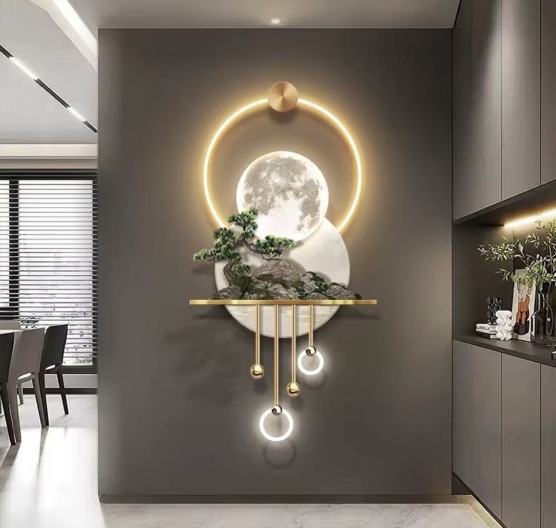 Бра настенный LED, золотистый