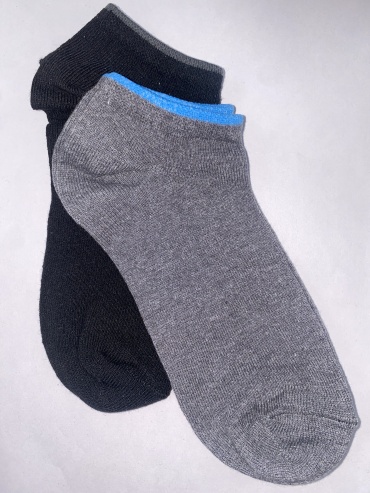 Носки KIDS SOCKS 00099-9 2 пары черный, серый 33-35