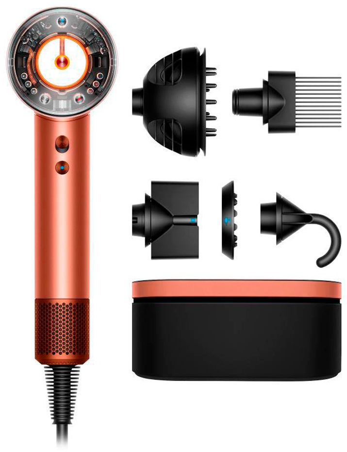 Dyson HD16 Supersonic Nural (143709-01) фен оранжевый, бронзовый