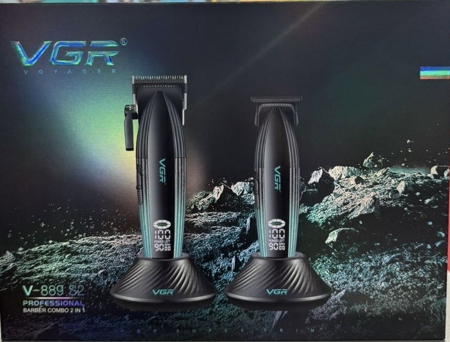 VGR Professional набор для стрижки V-889 S2 синий