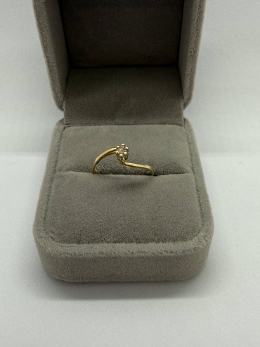 Золото К112 размер 18 вес 1.43 г золото, бриллиант