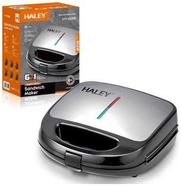 Вафельница HALEY HY-1033 черный