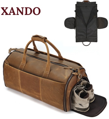 Портплед XANDO натуральная кожа бронзовый 38 л