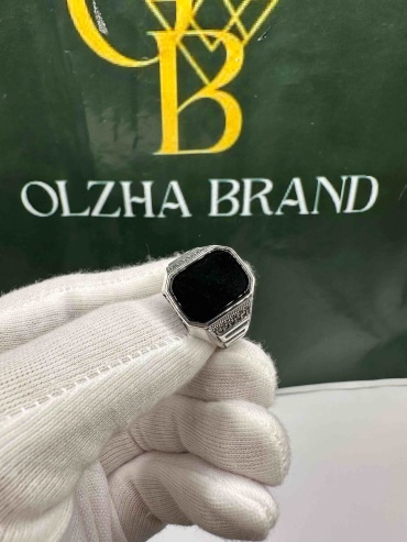 OLZHA BRAND Bax размер 20.5 вес 8.4 г серебро, агат