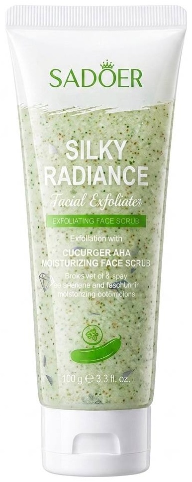 SADOER скраб Cucumber Fruit Moisturizing Facial Scrub - Увлажняющий скраб для лица с экстрактом огурца 100 мл