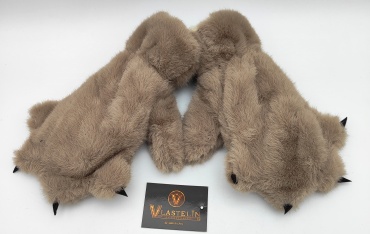 Варежки Vlastelin размер универсальный коричневый