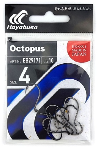 Hayabusa Ocpopus H.BEK562 BN №4 черный 10 шт