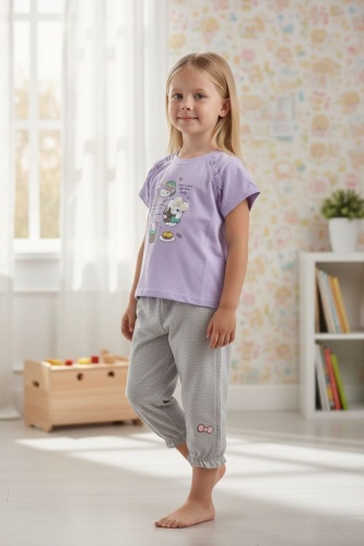 Пижама Kids Moda серебристый, светло-сиреневый