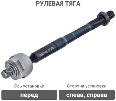 LYNXauto рулевая тяга C2349LR