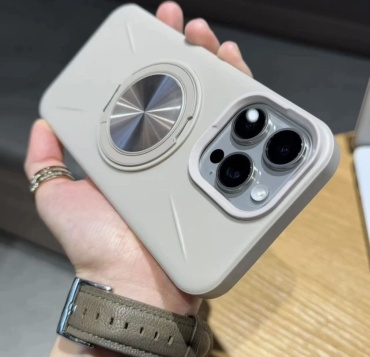 Чехол Accessories для Apple iPhone 15 Pro Max бежевый