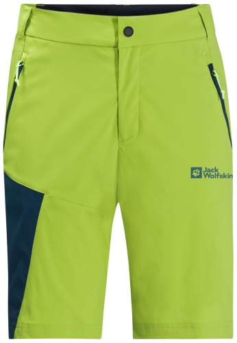 Спортивные шорты Jack Wolfskin зеленый