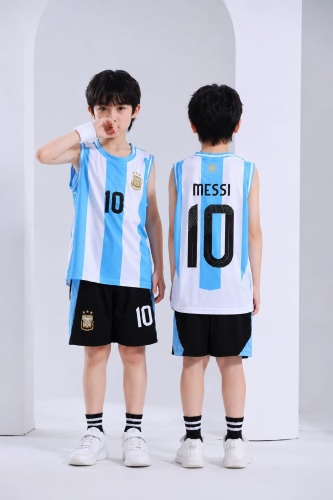 Комплект Messi белый, голубой 134-140
