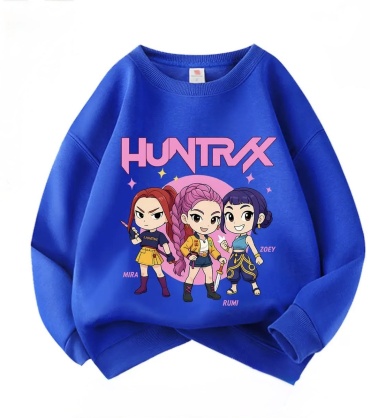 Свитшот K-Pop Demon Hunters синий