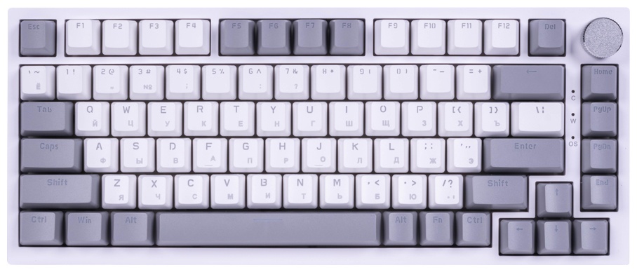 Клавиатура Ajazz AK820-AS серый