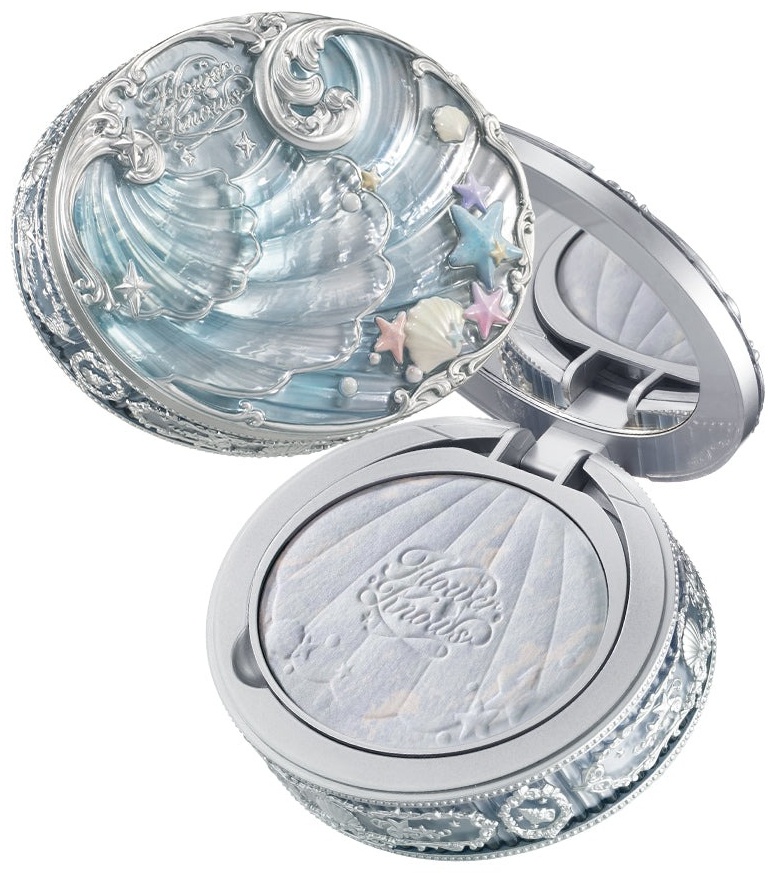 Пудра Flower Knows Shell's Jewel сухая 01 Cloudy Blue прозрачный