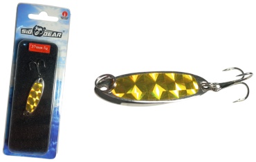 Блесна SibBear Kastmaster SIB-2-5-8# 1 шт 37 мм 8# (Желтый)