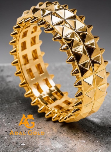 Кольцо ADAL GOLD ADG_NUR013-3261 размер 19 вес 2.06 г золото, без вставок