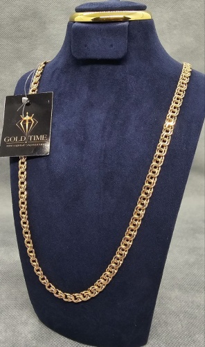 GOLD TIME 110695758 длина 60 см, вес 12.4 г золото, плетение бисмарк