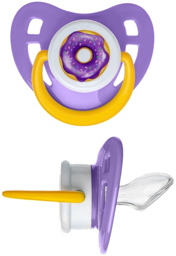 Пустышка Baby Planet Baby Planet 8482/1, 1 шт, фиолетовый