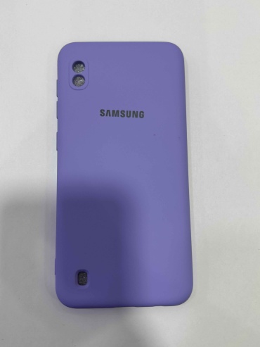 Чехол для Samsung Galaxy A10 пурпурный