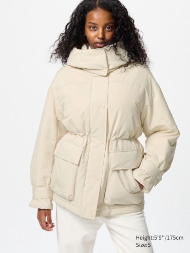 Пуховик Uniqlo белый