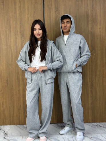 Повседневный костюм KOMMY BRAND серый