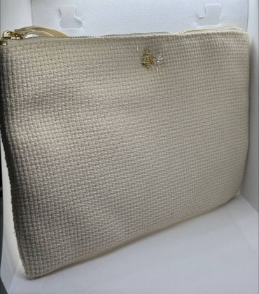 Guerlain косметичка текстиль бежевый 20X30 см