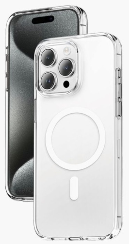 Чехол A-case для Apple iPhone 15 Pro Max прозрачный
