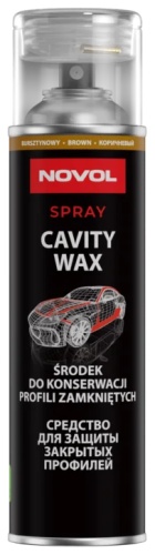 Novol CAVITY WAX антикоррозийный консервант, препарат для защиты закрытых профилей, коричневый.