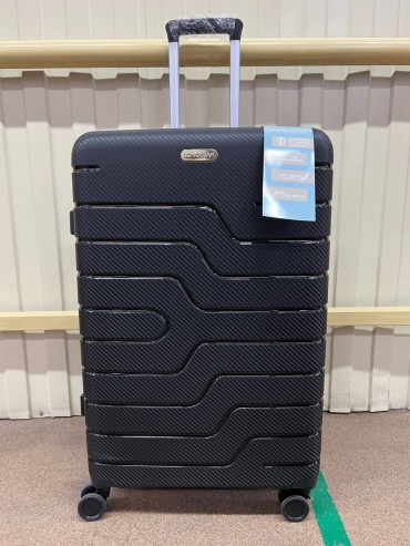 Чемодан Longstar pp8801 полипропилен 98 л черный