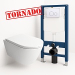 Crapper&amp;Co унитаз с инсталляцией Hans Z - Soft Design 7006 White, санфарфор