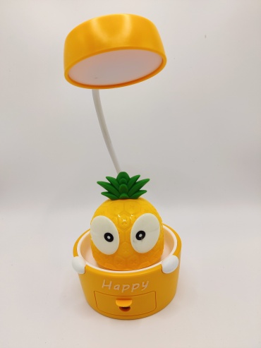 Настольная лампа Ананас LED, 3 Вт, пластик