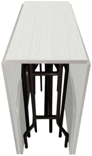 Стол-книжка складной, 180х100x78 см, ЛДСП, белый