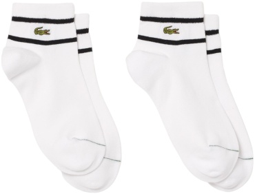 Носки LACOSTE 2 пары белый 43-46