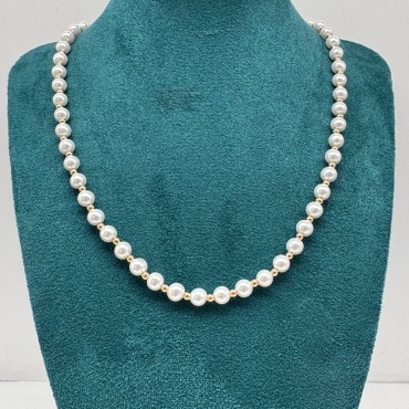 Xuping Jewelry длина 55 см нержавеющая сталь, жемчуг