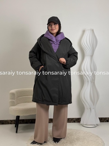Зимняя куртка ТОН САРАЙЫ черный