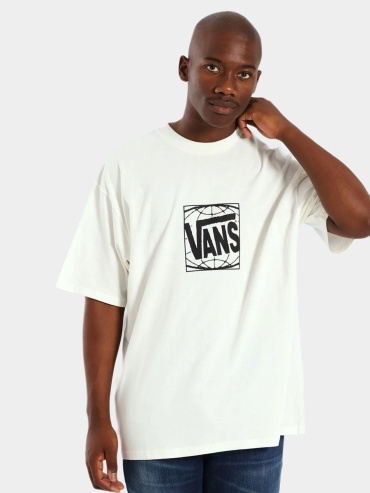 Футболка Vans Принт на груди и спине бежевый