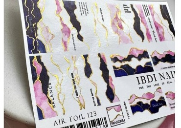IBDI Nails слайдеры AIR FOIL №123 1 шт
