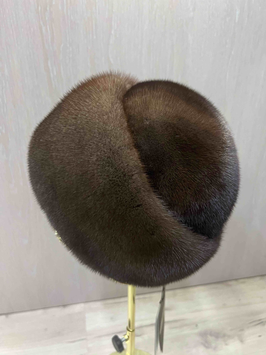 Шапка SemiFur размер 57, 58, 59, 60, светло-коричневый