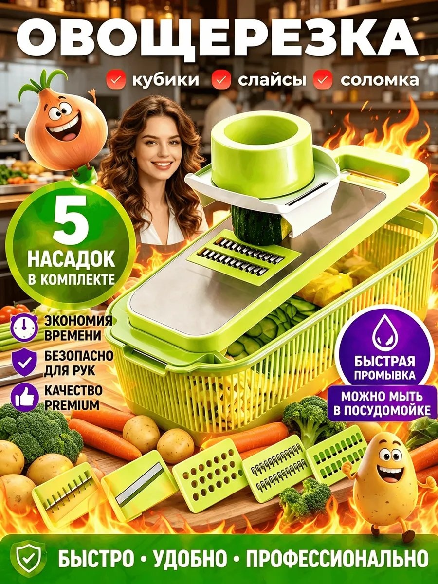 Овощерезка 1000628457, пластик