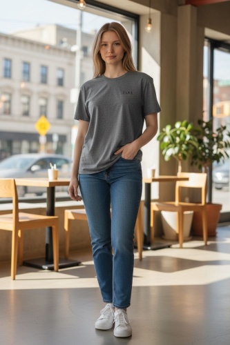 Футболка FASHION серебристый